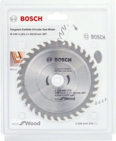 Пильный диск по дереву BOSCH ECO WOOD 130x20/16-36T [2608644370]