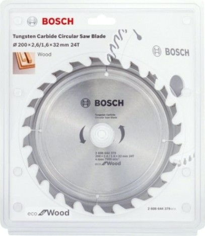 Пильный диск по дереву BOSCH ECO WOOD 200x32-24T [2608644379]