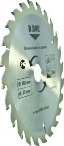 Пильный диск по дереву D.BOR 210х60тх30/25,4 [D-9K-802106005D]