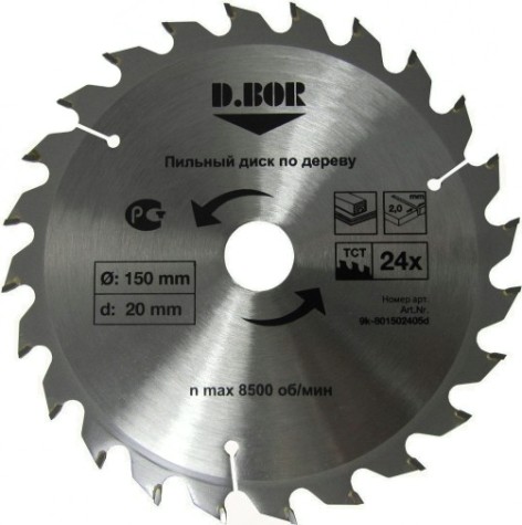 Пильный диск по дереву D.BOR 305х96тх30 [D-9K-803059605D]