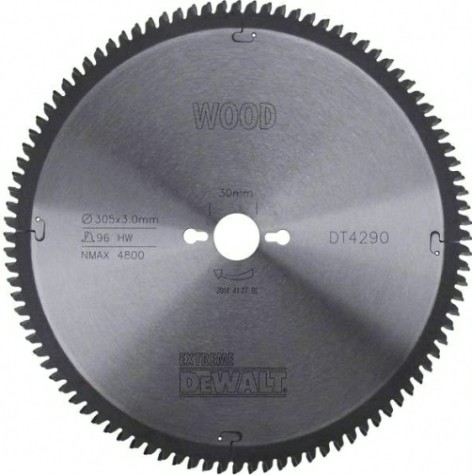 Пильный диск по дереву DeWALT 305х96тх30 мм EXTREME DT4290-QZ [DT4290-QZ]