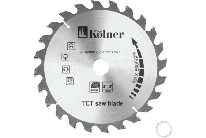 Пильный диск по дереву Kolner KSD 160x20x24Т [кн160-20-24]