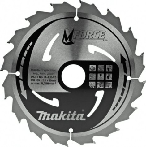 Пильный диск по дереву MAKITA 185x30/20/15.88x1.2x16T для m-force [B-43642]