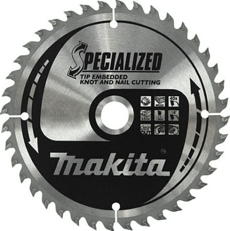 Пильный диск по дереву MAKITA 190x30x1.6x24T для (для погружных пил) [B-31566]