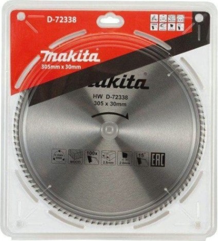 Пильный диск по дереву MAKITA D-72338 305х30х100t