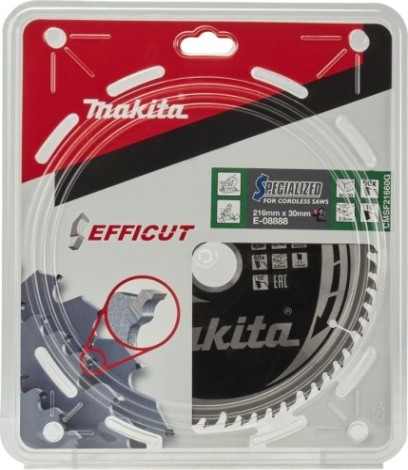 Пильный диск по дереву MAKITA E-08888 efficut, 216x30x1.5x60t