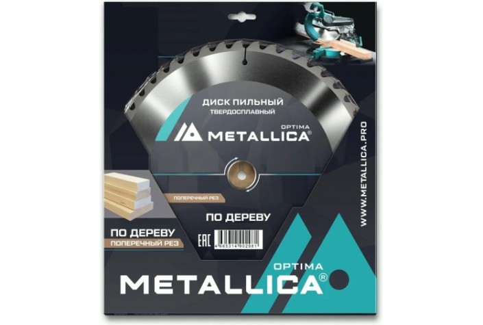 Пильный диск по дереву METALLICA Optima 300x32/30 мм 48 зубов, Т=3,2 мм прод/поперечн [902950]