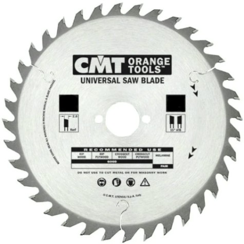 Пильный диск по дереву СМТ 140X20X2,4/1,415°15°ATBZ=20 [291.140.20H]