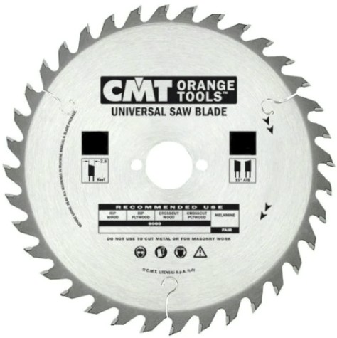 Пильный диск по дереву СМТ 165X30X2,6/1,615°15°ATBZ=24 [291.165.24M]