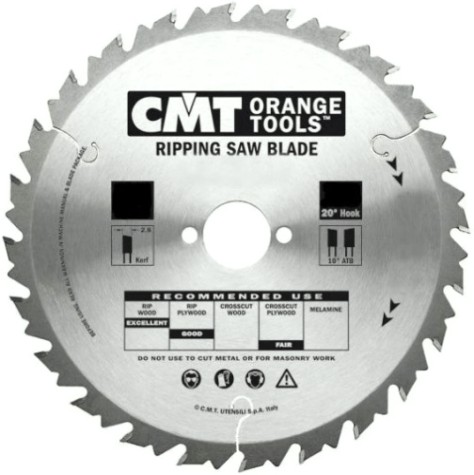 Пильный диск по дереву СМТ 190X20X2,6/1,620°10°ATBZ=12 [290.190.12H]