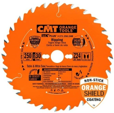 Пильный диск по дереву СМТ 216X30X1,8/1,2-5°10°ATB+8°SHEARZ=36 [271.216.36M]