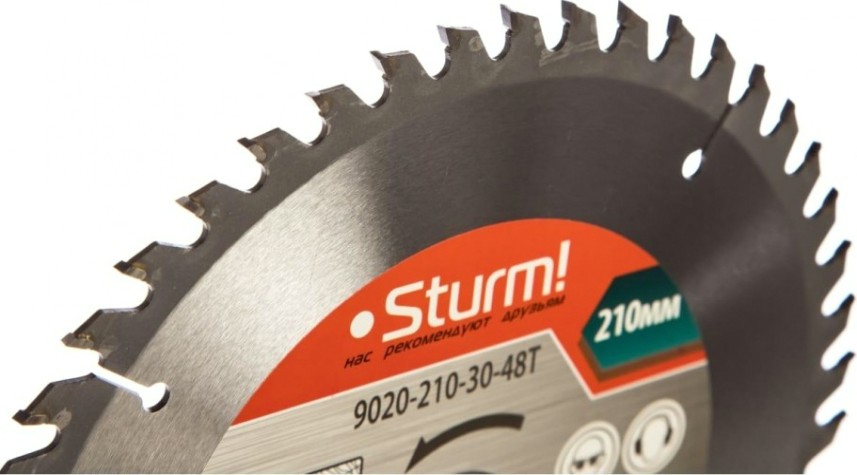 Пильный диск по дереву Sturm 9020-210-30-48T 210x30x48 зубьев