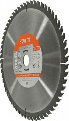 Пильный диск по дереву Sturm 9020-305-30-60T 305x30x60 зубьев, твердосплавные напайки