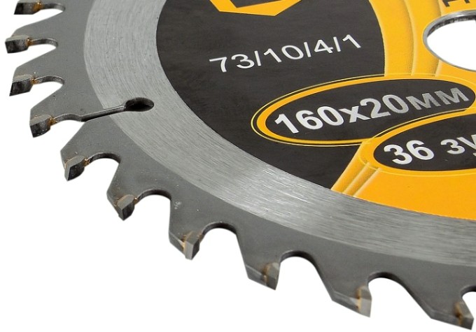 Пильный диск по дереву ВИХРЬ 160х20 мм,36 зубьев диск по [73/10/4/1]