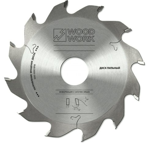 Пильный диск по дереву WOODWORK 150x5/3,0x30 Z=12 A=12 [28.150.05]