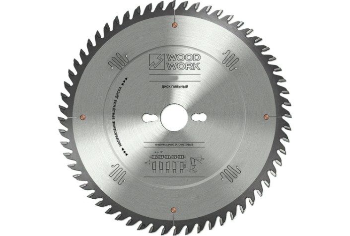 Пильный диск по дереву WOODWORK 250x3,2/2,2x30 Z=80 A=12 для фанеры [37.250.80]