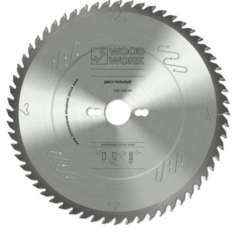 Пильный диск по дереву WOODWORK 260x2,4/1,8x30 Z=60 A=-5 [34.260.60]