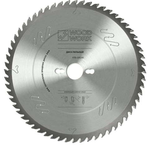 Пильный диск по дереву WOODWORK 300x2,6/1,8x30 Z=72 A=15 [31.300.72]