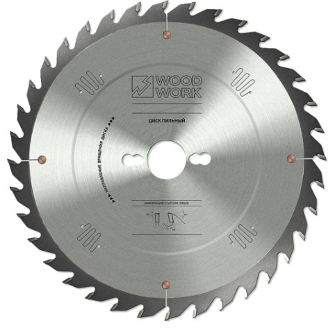 Пильный диск по дереву WOODWORK 300x3,2/2,2x30 Z=48 A=15 [35.300.48]