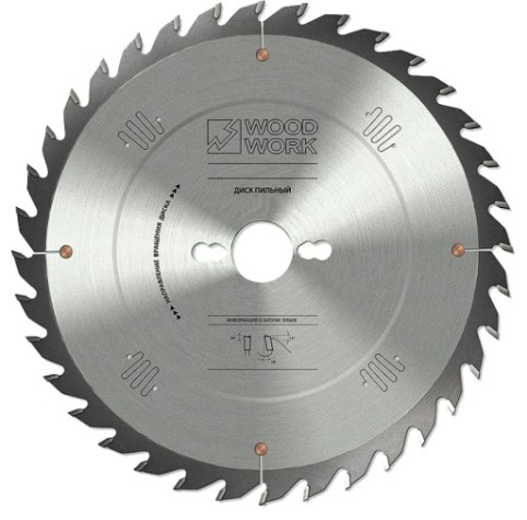 Пильный диск по дереву WOODWORK 300x3,2/2,2x30 Z=72 A=12 [35.300.72]