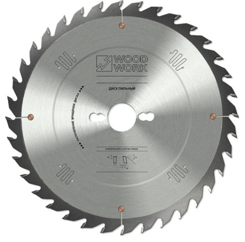 Пильный диск по дереву WOODWORK 350x3,5/2,5x30 Z=54 A=15 [35.350.54]