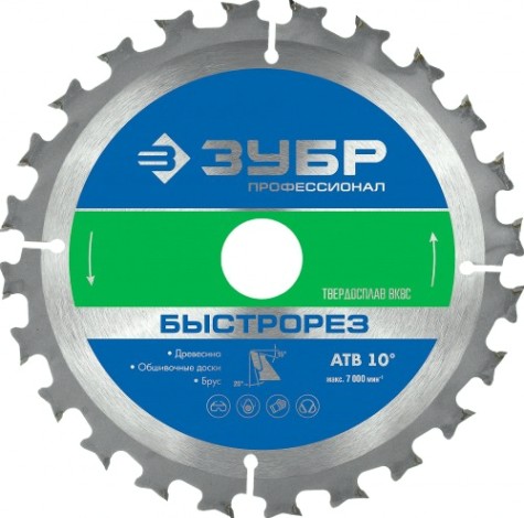Пильный диск по дереву ЗУБР Быстрорез 300x32мм 32т [36901-300-32-32_z01]