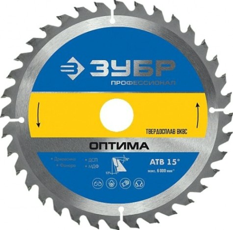 Пильный диск по дереву ЗУБР Оптима 300x30мм 48т [36903-300-30-48_z01]