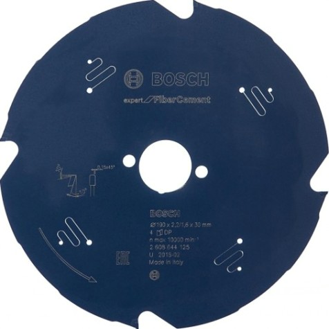 Пильный диск по фиброцементу BOSCH 190х4х30 мм Expert for Fiber Cement [2608644125]