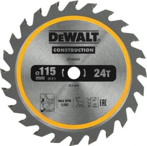 Пильный диск по фиброцементу DeWALT 115х4тх9.5 мм Extreme DT20421-QZ [DT20421-QZ]