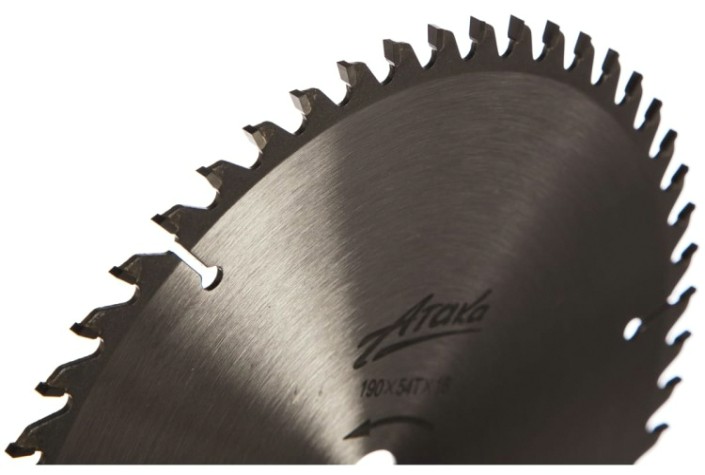 Пильный диск по ламинату АТАКА 190*54T*16 б/рез профи [8078000]