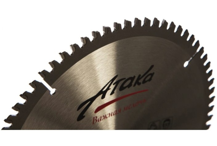 Пильный диск по ламинату АТАКА 230*72T*30 ч/рез отриц. профи [8078240]