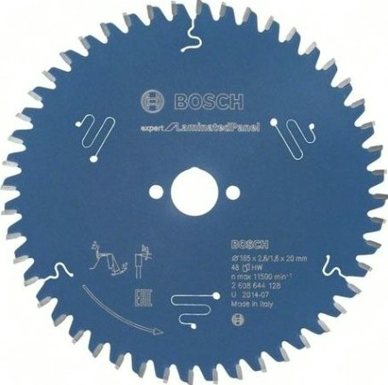 Пильный диск по ламинату BOSCH 165х48х20 мм Expert for Laminated Panel [2608644128]