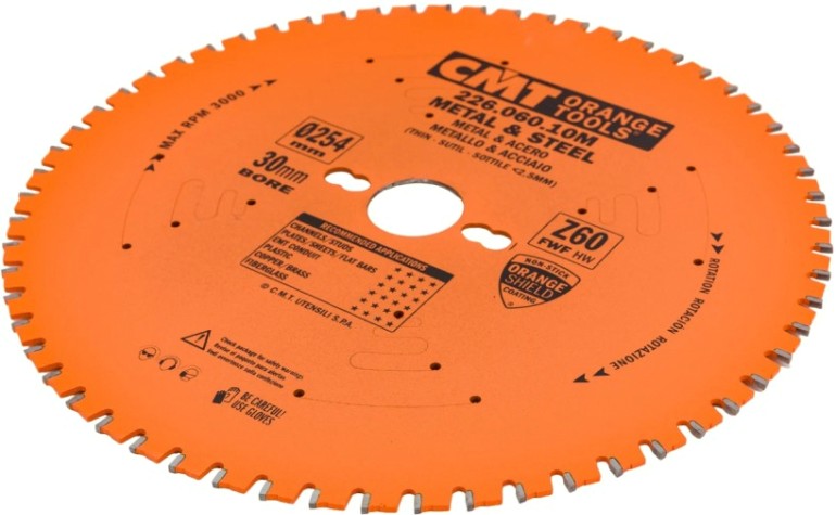 Пильный диск по металлу и металлопрофилю СМТ 254X30X2,2/1,80°8°FWFZ=60 [226.060.10M]