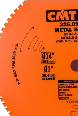 Пильный диск по металлу и металлопрофилю СМТ 355X25,4X2,2/1,80°8°FWFZ=90 [226.090.14]