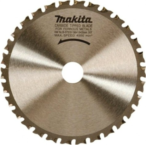 Пильный диск по стали MAKITA 136x20x1.5x30T для металла [B-07319]