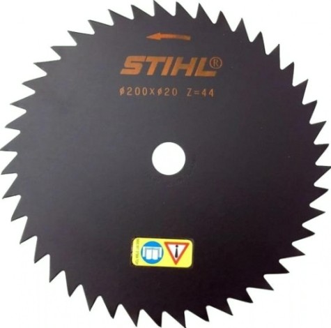 Пильный диск STIHL с остроугольными зубьями 200мм (44 Z) для FS 400,450,480 [40007134200]
