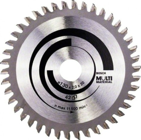 Пильный диск универсальный BOSCH 130х30х20 мм MULTI MATERIAL [2608641195]