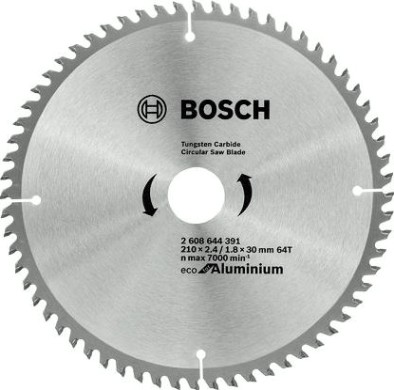 Пильный диск универсальный BOSCH 210х64х30 ECO ALU/Multi [2608644391]