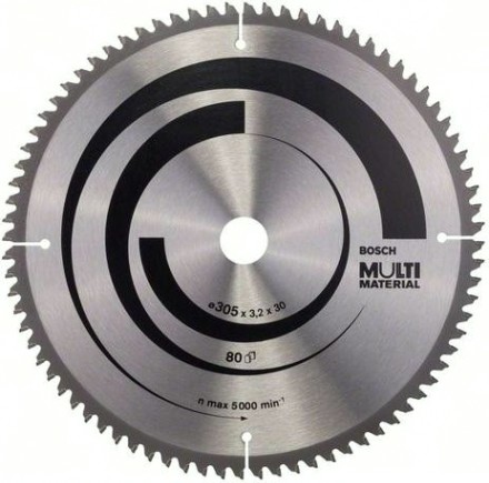 Пильный диск универсальный BOSCH Standard 305Х30 80 MULTIMATEIAL GCM 12 [2608640452]