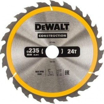 Пильный диск универсальный DeWALT 235х24тх30 мм Construction DT1954-QZ [DT1954-QZ]