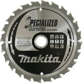 Пильный диск универсальный MAKITA 260x30x1.8x64T для демонтажных работ [B-43876]