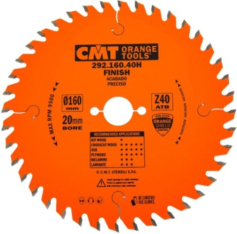 Пильный диск универсальный СМТ 160X20X2,2/1,6-6°TCGZ=40 [296.160.40H]