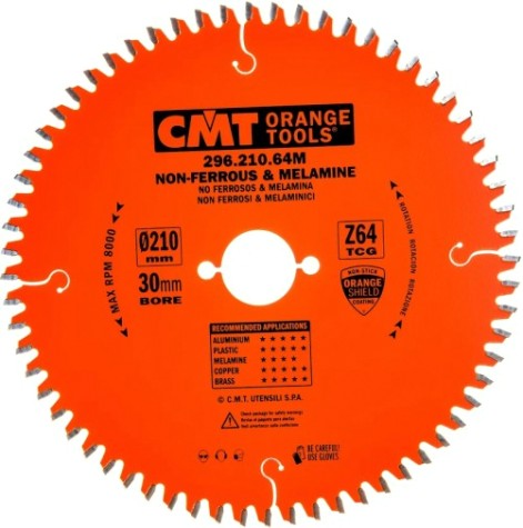 Пильный диск универсальный СМТ 210X30X2,8/2,2-6°TCGZ=64 [296.210.64M]