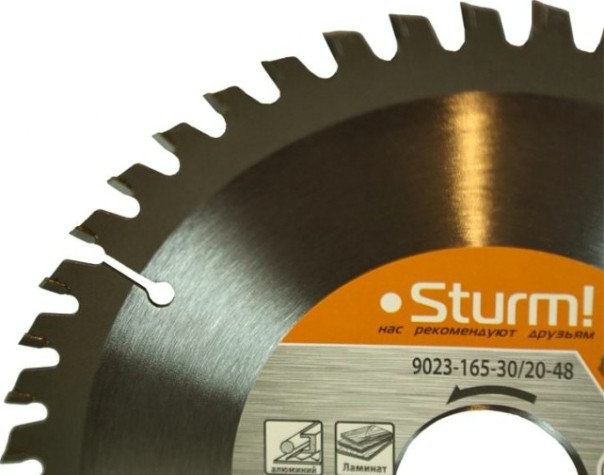 Пильный диск универсальный Sturm 9023-165-30/20-48 зубьев