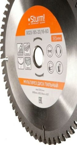 Пильный диск универсальный Sturm 9023-185-20/16-60 зубьев