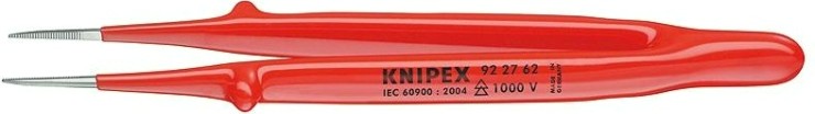 Пинцет диэлектрический KNIPEX 922762 1000V, для прецизионных работ [KN-922762]