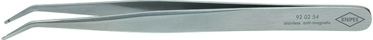 Пинцет KNIPEX 920254 прецизионный позиционный, crni нержавеющая сталь, [KN-920254]