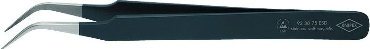 Пинцет KNIPEX 923875ESD 118 мм универсальный, нержавеющая сталь [KN-923875ESD]
