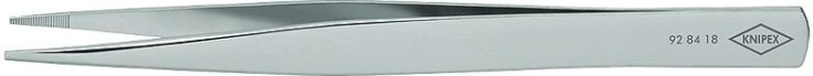 Пинцет KNIPEX 928418 прецизионный, 125 мм, антимагнитный, кислотостойкий, нержавейка [KN-928418]