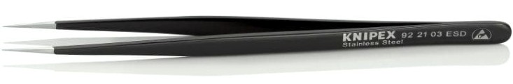 Пинцет KNIPEX KN-922103ESD универсальный ESD, 140 мм